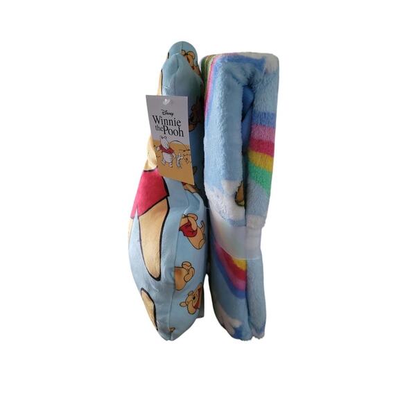 Disney Winnie The Pooh Shaped Pillow & Throw Set 40 x 50 NEW - Picture 4 of 6